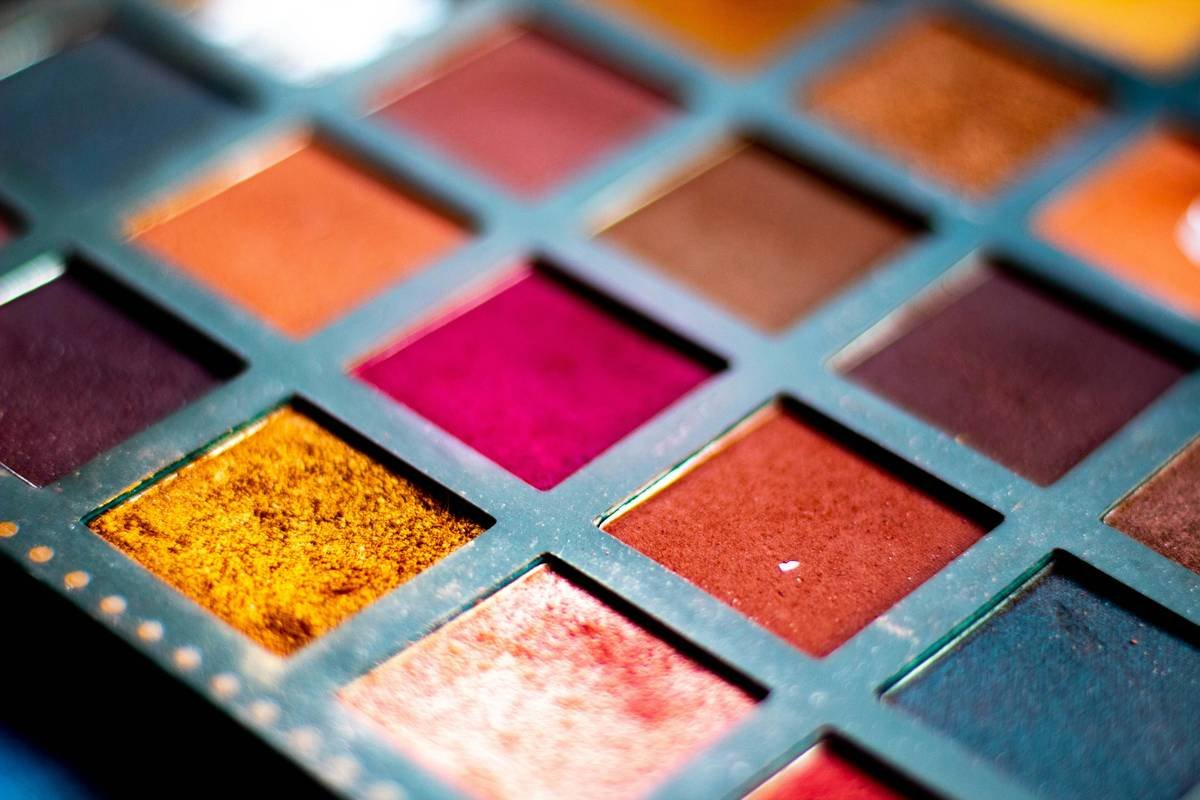 Side-by-side: faded water-based fantasy makeup vs vibrant silicone-based makeup after 4 hours of wear